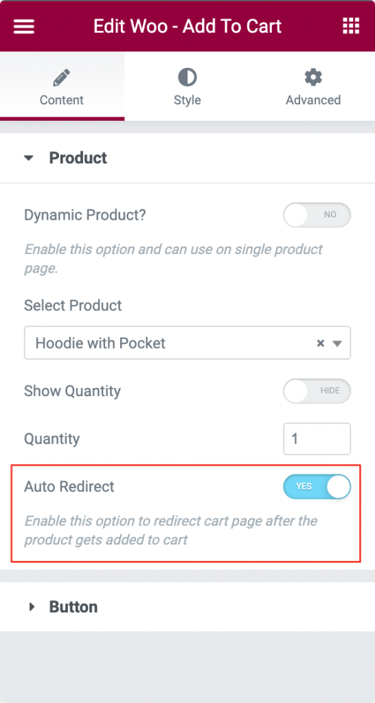 Auto Redirect to the Cart Page