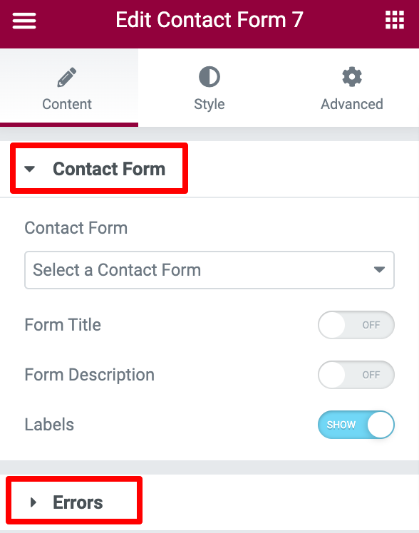 contact form 7 customization options