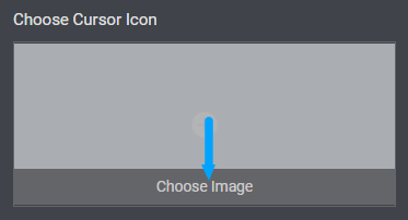 Choose cursor icon when you're adding custom cursor on your website